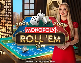MONOPOLY Roll em - POWERPLAY128